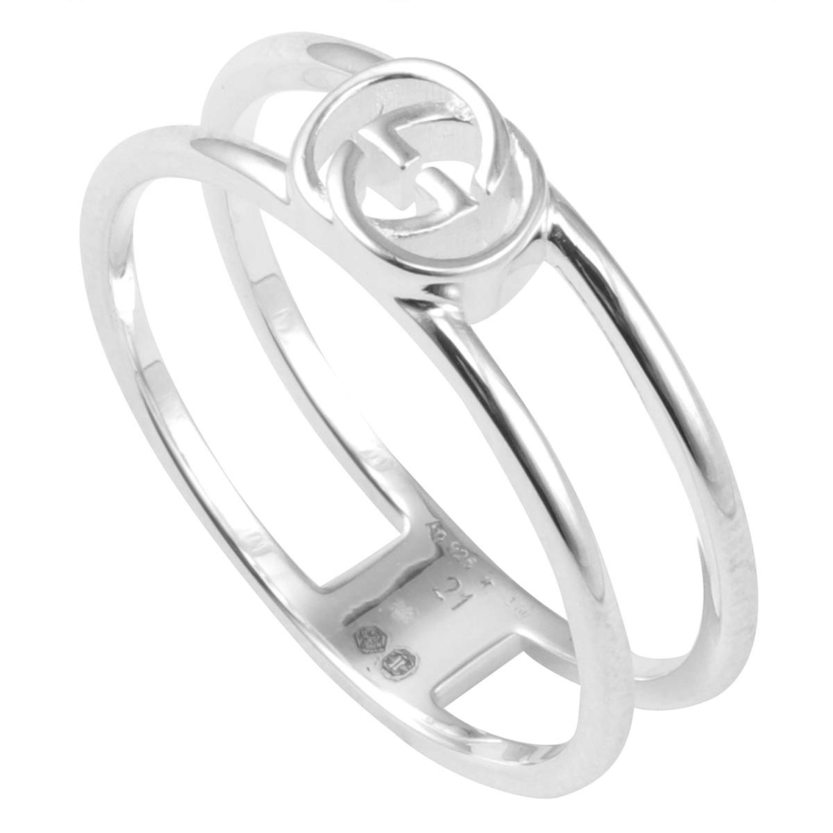 

Gucci Interlocking G Open Japanese Size 15 Ring, [Used]