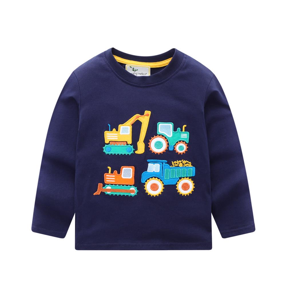 Children s Spring Long Sleeve Base Layer T-Shirt for Boys 4T, height 90-100cm