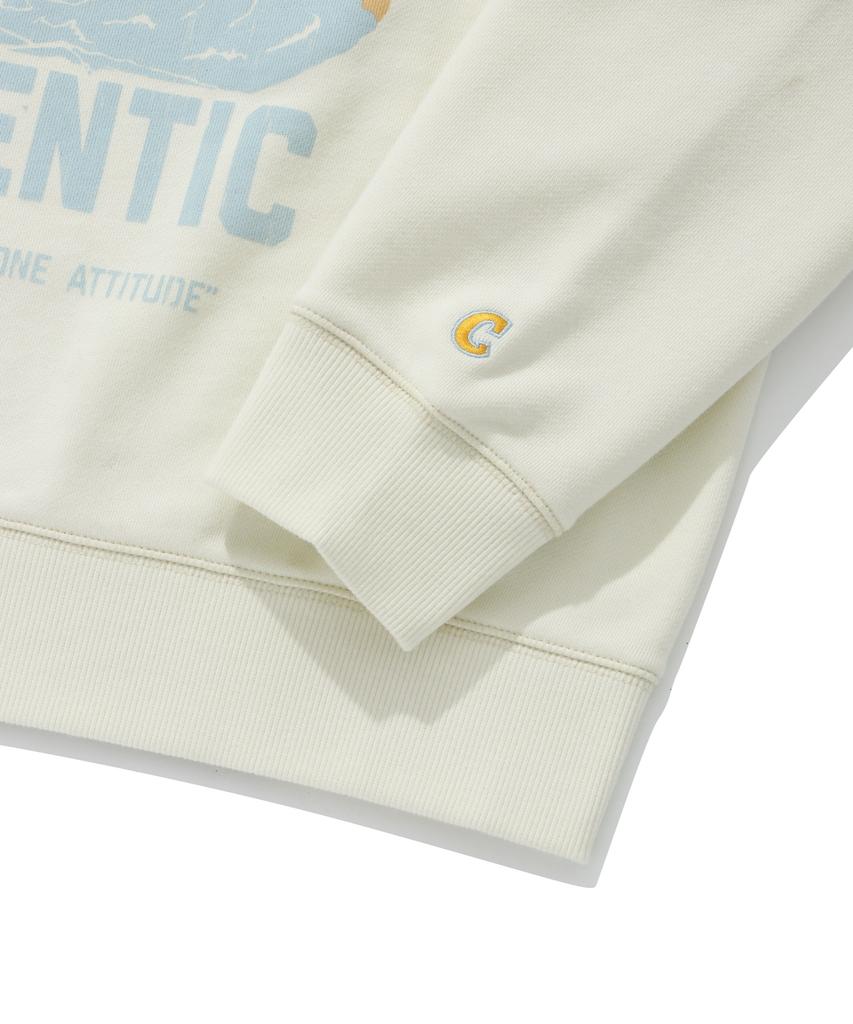 COVERNAT Sailing Boat Sweatshirt Ivory