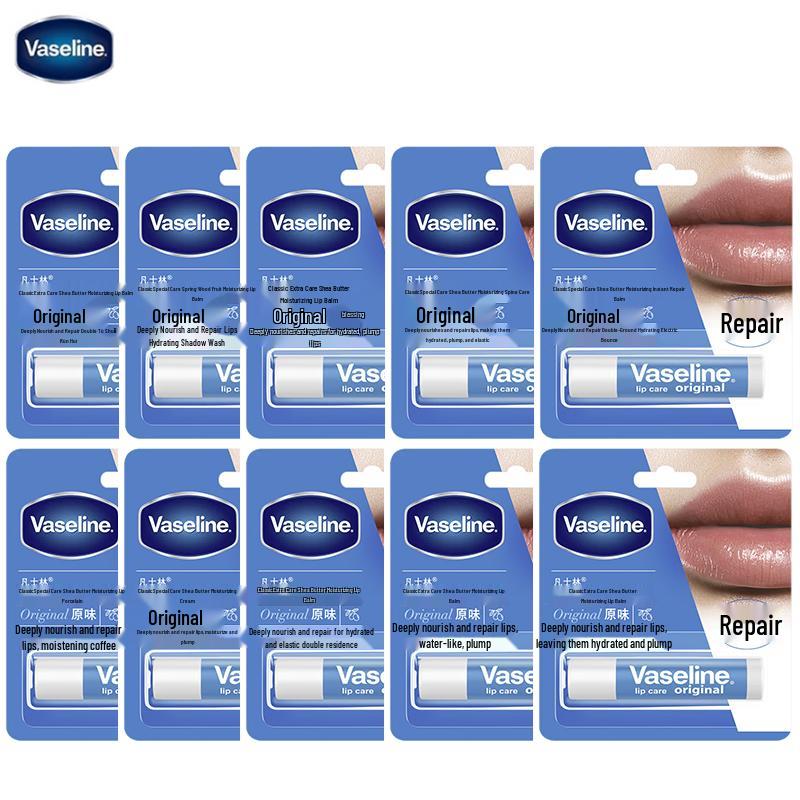 Vaseline Shea Butter Lip Balm 10-Pack