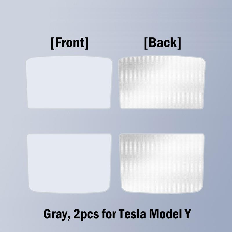 Upgrade Ice Crystal Sunroof Sunshade for Tesla Model Y 3 2025 2025 Roof Car Sun Shade Skylight Blind Shading Nano Sun Visor Net
