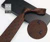 Men'S Tie 8Cm Dress Gentleman'S Suit Shirt Burgundy Wedding Groom Pattern Hand Wear Business Tie