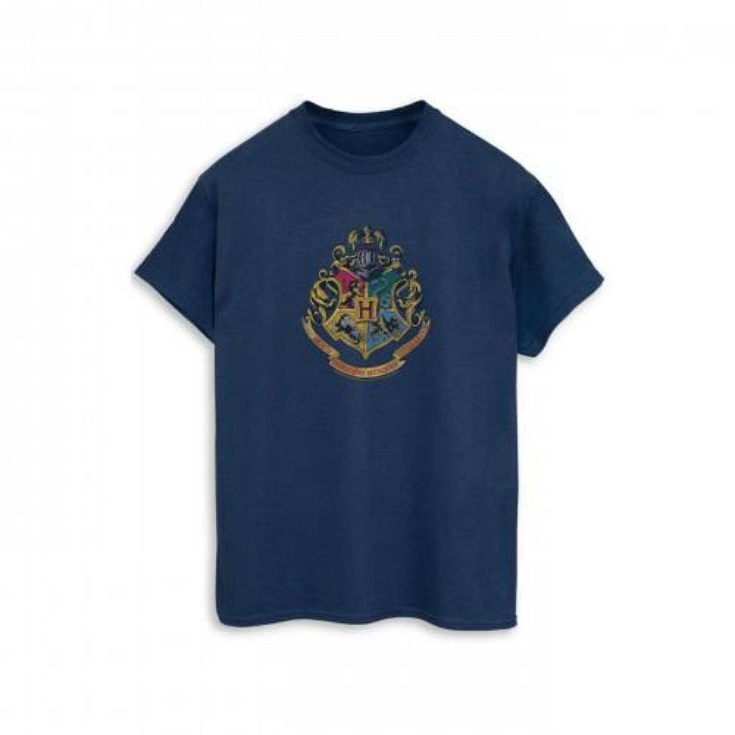 HARRY POTTER Mens Hogwarts Cotton T-Shirt S