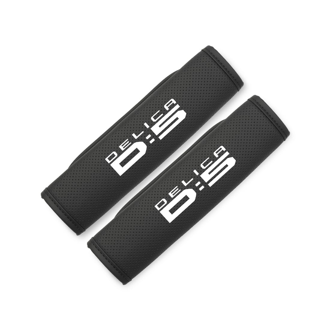 

Delica Compatible Seat Belt Covers with Logo Fits Delica CV Series Shoulder and Neck Universal Shoulder Reduces Easy Velcro Car D5 - D5 -