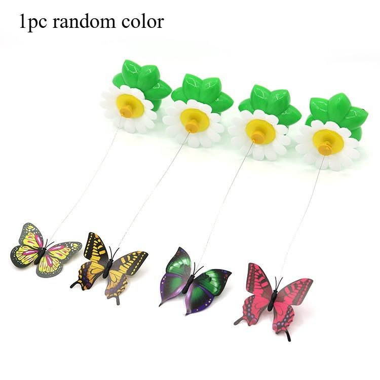 Katzenspielzeug Rotierender Elektrischer Fliegender Schmetterling Fliegender Vogel Automatisches Katzen-Teaser-Spielzeug Intelligentes Training Lustiges Spielzeug Haustierbedarf