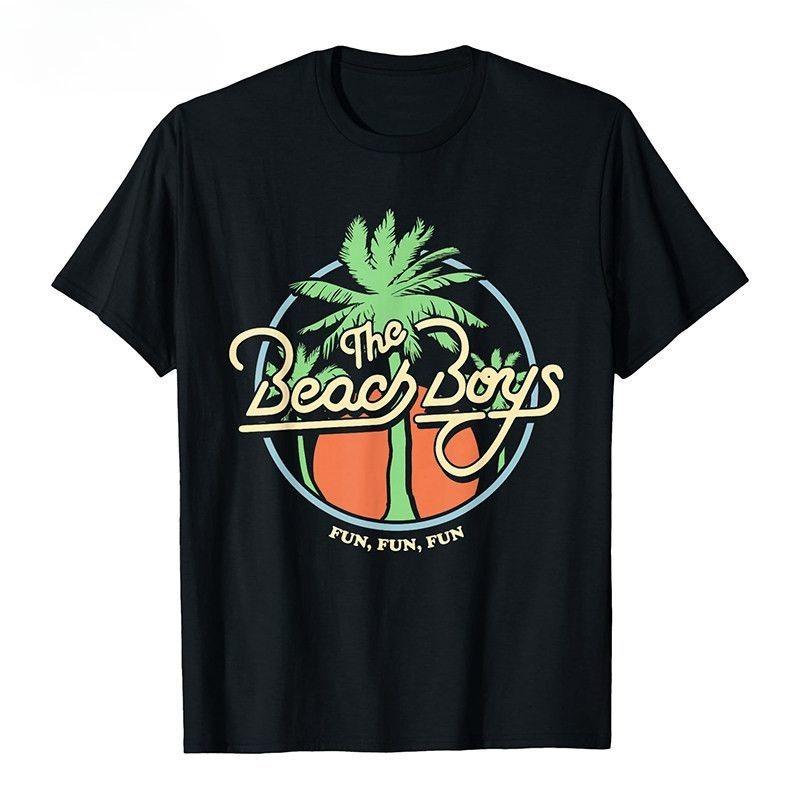 

The Beach Boys Psychedelic Rock American Surf Casual ShortSleeved Mens Pure Cotton TShirt M