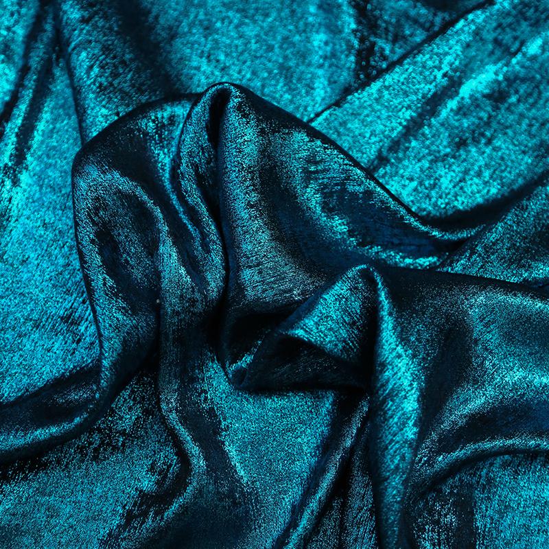 Fluorescencyjny Szyfon Specjalny Tłoczony na Gorąco Materiał Błyszcząca Kamizelka Spódnica Modny Materiał Projektancki Odpowiedni na Sukienki na Imprezę