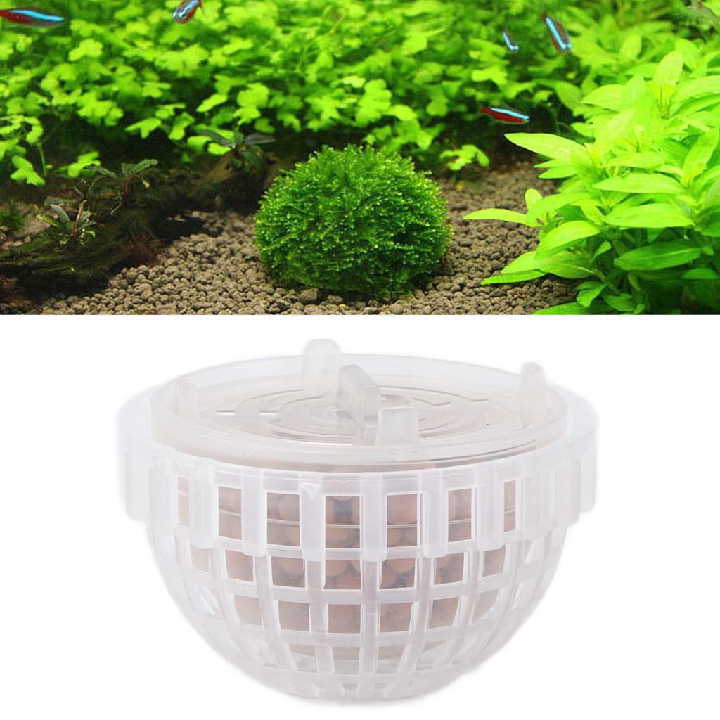 Aquarium Moss Holder, Fish Moss Container Underwater Plastic Holder for Shrimp for Hiding and Breeding with Mineral Release. Easy Insta