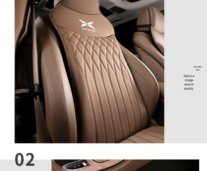 Breathable All-Season Seat and Back Cushions for Xpeng Car Models P7, P5, G3i, G9, G6, G7