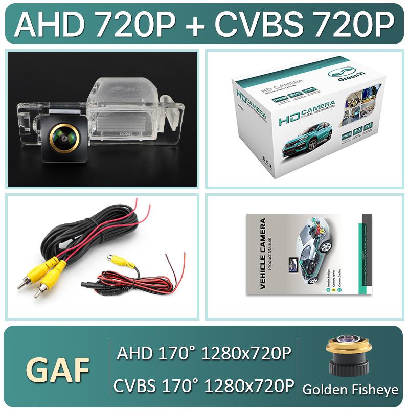 

GreenYi AHD 1080P 170° Fisheye Lens Автомобильная камера заднего вида для Buick Lacrosse GL8 Roewe 950 Chevrolet Aveo Cruze TRAX Car