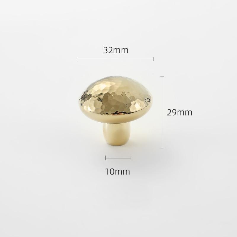 Brass Ball Furniture Pull Handles Hand-Forged Hammer Cabinet Handles Door Drawer Knob Kitchen Wardrobe Cupboard Pulls
