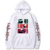 Anime Hoodie Jujutsu Kaisen Fushiguro Megumi Cosplay Sweatshirt Mens Oversized Cotton Lined Hooded Pullover Casual