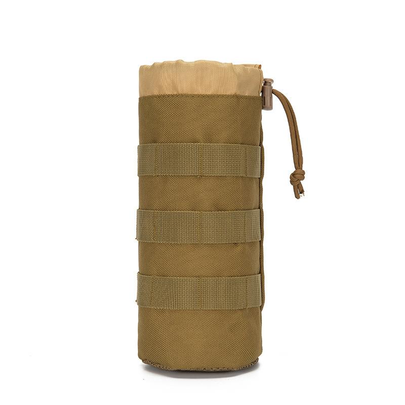 Tactical Molle Water Bottle Bag 600D Hunting Bags Adjustable Drawstring Water Bottle Holder Outdoor Camping Hiking Bottle Pouch