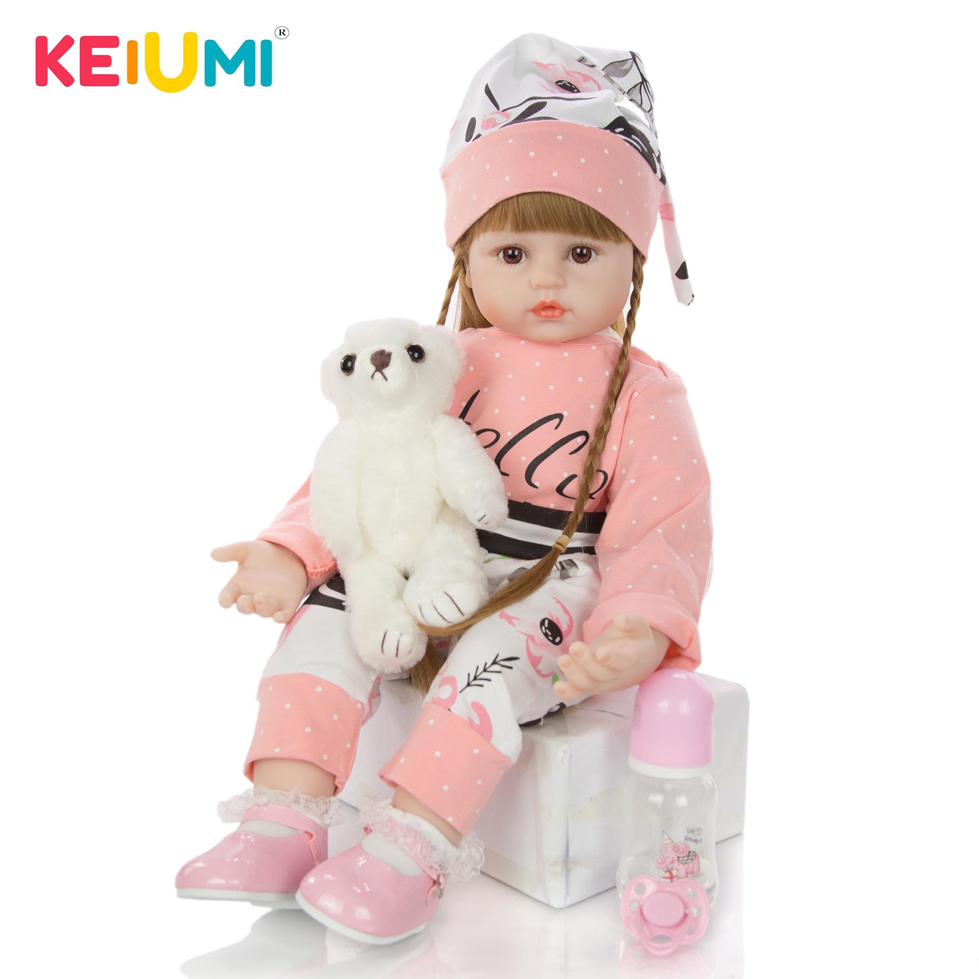 

60 см Reborn Baby Ткань Моделирование тела Baby Reborn Baby Детская игрушка-кукла