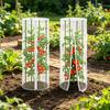 Yousheng Garden Bird Netting for Round Triangular Tomato Cage Breathable Mesh Netting Insect Barrier Netting with Zipper Drawstring Plant Cage Cover