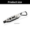 Multi Tool Screwdriver Bit with Carabiner Keychain Multifunctional Gadget Portable Screwdriver Pocket Bottles Opener
