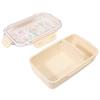 Kutsuwa Mizutama Lunch Box with Made in Japan Single-Tier 4-Point Sealing, 500ml, MU001,