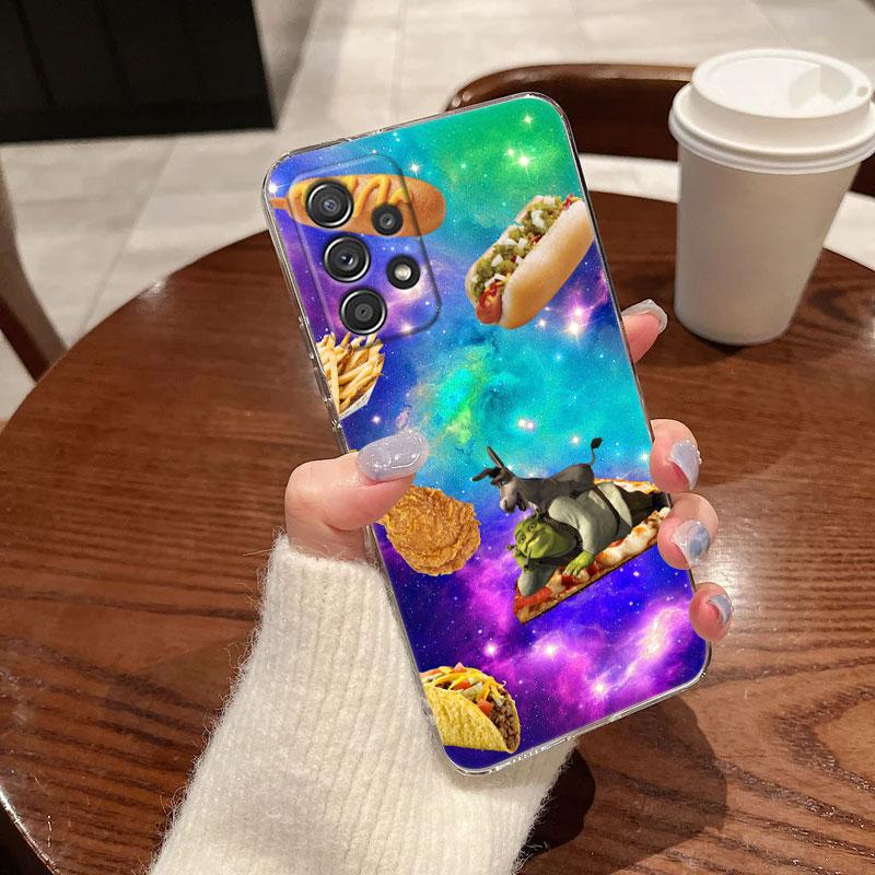 Clear Case For Samsung Galaxy A57 A37 A56 A36 Cases A55 A54 A35 A26 A07 A17 A16 A06 A34 A15 Cover Cartoon Shreks Art Funny Movie
