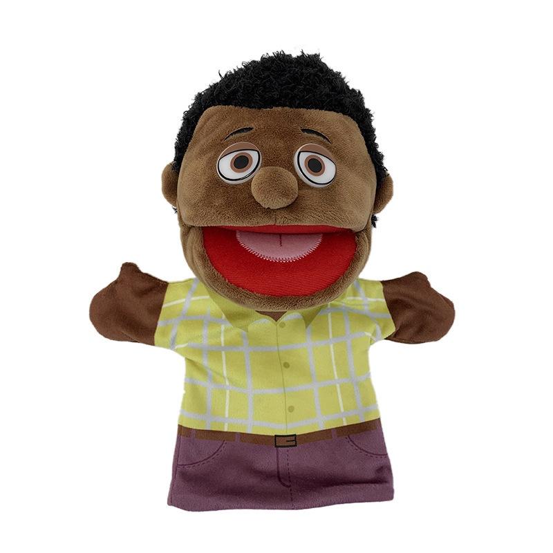 African Family Plush Toy Hand Puppet For Creative Roleplaying