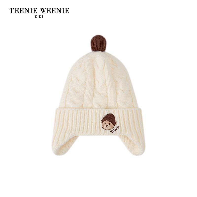 Teenie Weenie Kids Little Bear Earflap Knit Hat