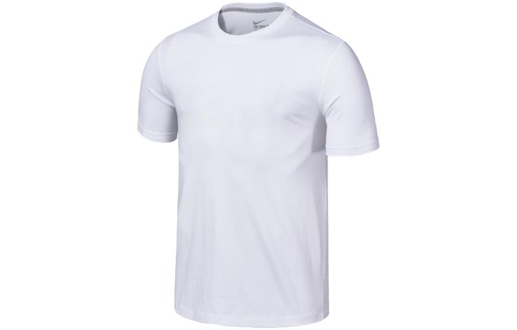 

Nike T Shirts Men s White Crew Neck Moderate Straight Fit BQ2971-100 M