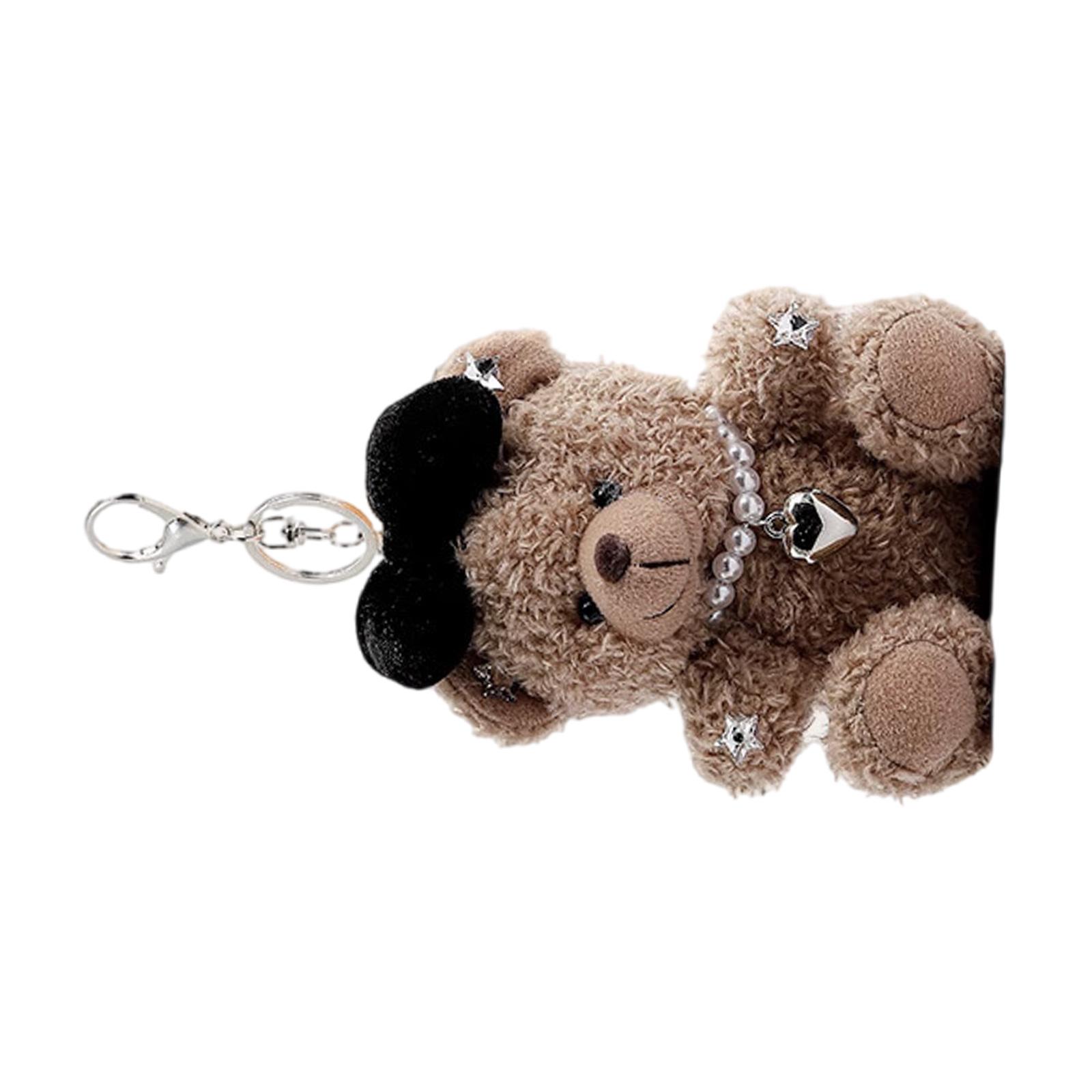 Модный брелок с подвеской в виде медведя-банта — фото 7