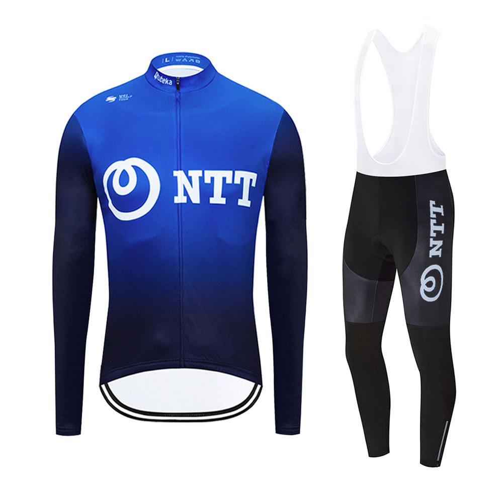 2026 Long-sleeved, Autumn Breathable Cycling Suit Set, Breathable Cycling Suit Team, Strap Long-sleeved Cycling Suit Set.