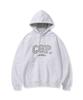 Fleece-Lined Cgp Arch Logo Hoodie_Melange Grey