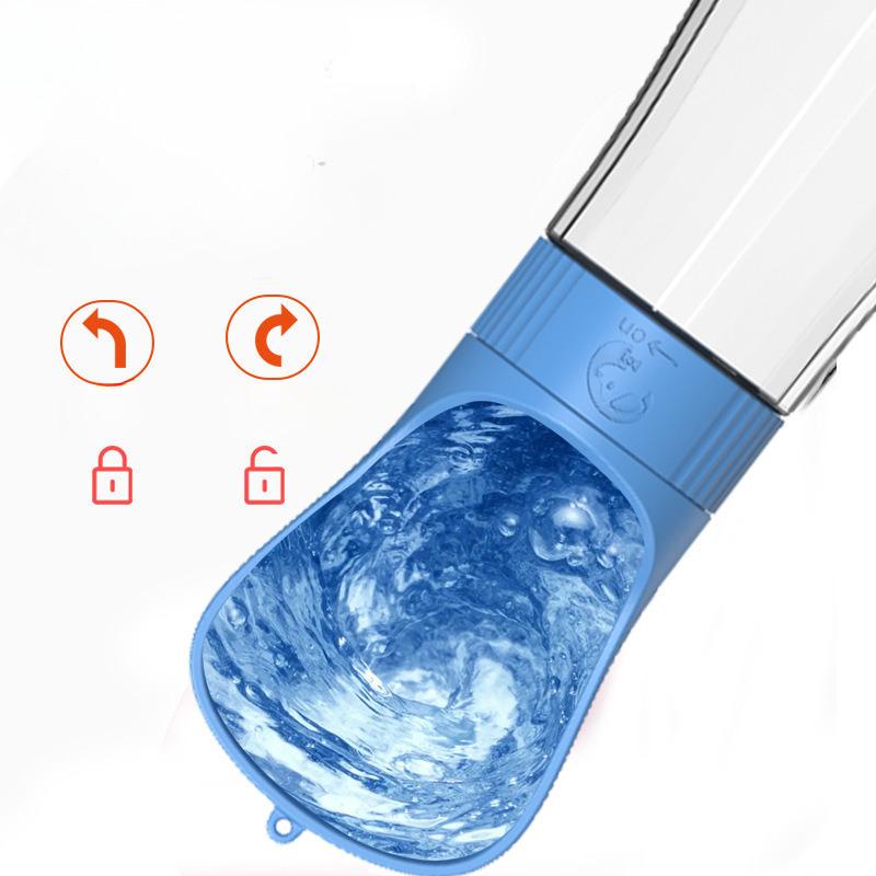 Portable Pet Water Bottle For Dogs Outdoor Travel Cup With Foldable Bowl Dog Feeding Drinking Dispenser Accessories KTY