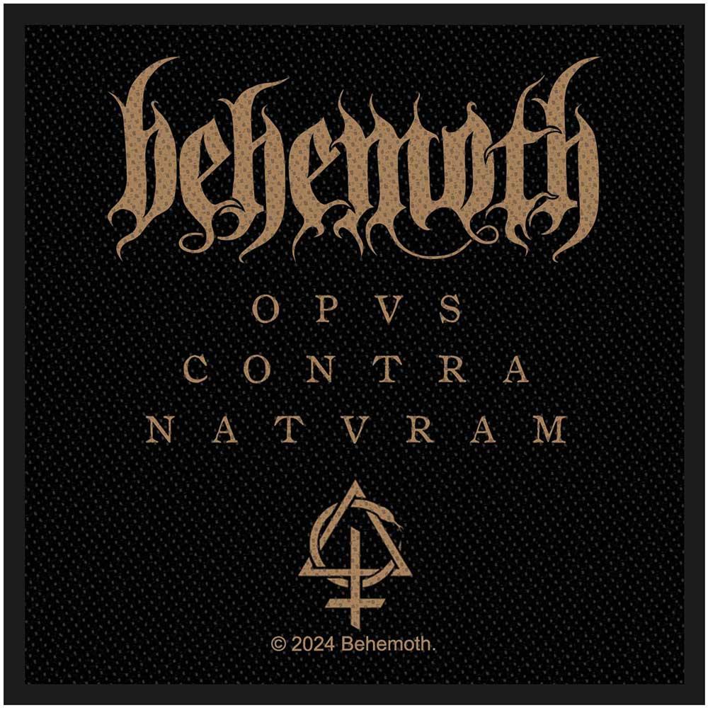 Behemoth Opvs Contra Natvram Woven Patch