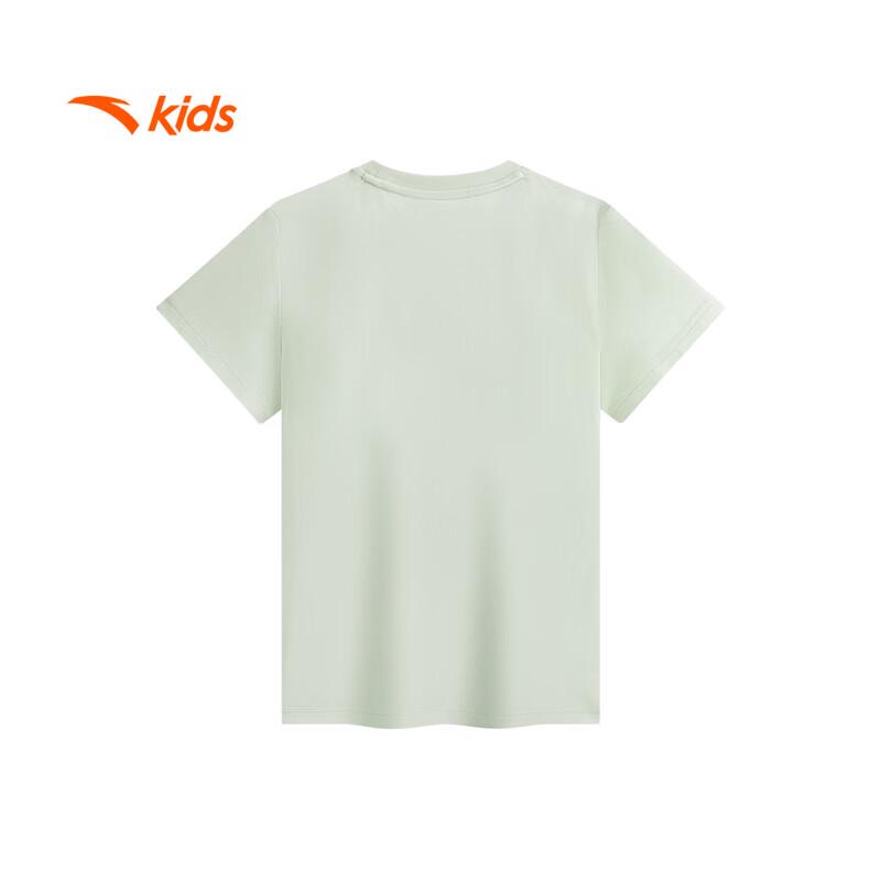Anta Boys' 2025 Summer Breathable Cotton Short Sleeve T-Shirt A52527114