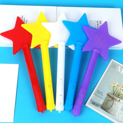 Pentagram Star Glitter Stick Luminous Flat Star Light Stick Concert Cheering Supplies