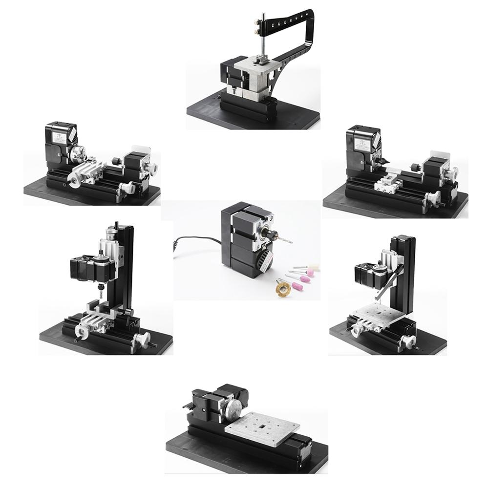 6 In 1 Lathe Woodworking Tool High Power Metal Bow Type Arm Mechanical Accessory 24W