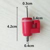10 Pcs Red Spring Type Chicken With Nipple Drinking Water Drinking Fountain Mouth Water Poultry Farming Equipment