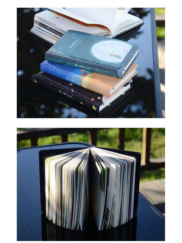 Dziennik z ilustracjami Małego Księcia: Urocze i Wykwintne dla Dziewczynek