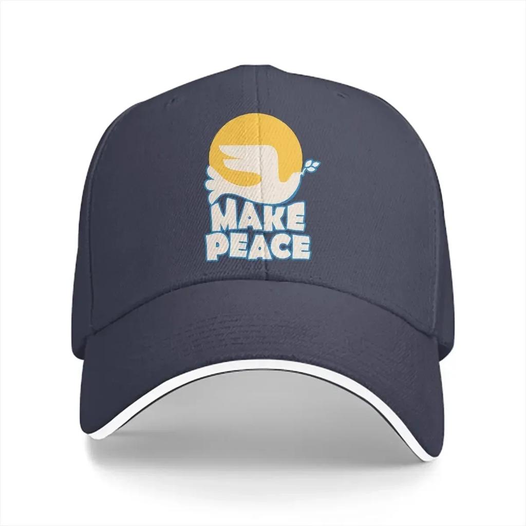 Typography Baseball Cap Unisex Hats Visor Protection Snapback Peace Dove Gifts Caps
