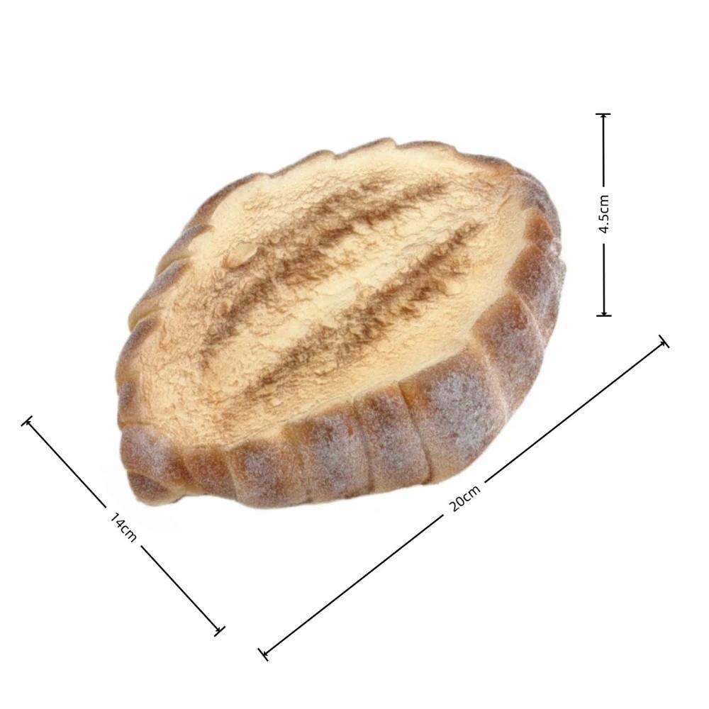 Soft PU Faux Bread Realistic Interesting Imitation French Bread Non-Toxic Decorative Artificial Lye Bread Window Display