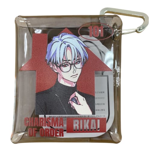 

Marimo Craft Суперчеловеческая История Общей Квартиры Харизма Прозрачный Мультикейс от Рики Кусанаги, Ш75 x В90 x Г20мм (KRSM-044)