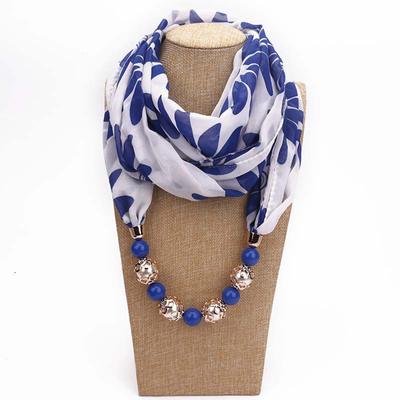 Wunderschöne Perlen, Runder Ringschal, Damenschal-Accessoires, Halskette, Schal im Ethno-Stil