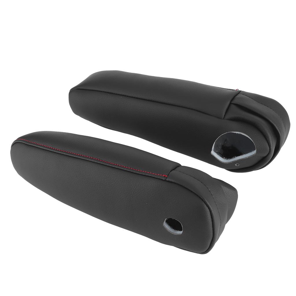 2Pcs Car Seat Armrest Synthetic Leather Cover for Lexus RX 300 330 350 2003?2009Black