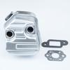 Exhaust Muffler Assembly Compatible with Multiple Chainsaw Models Including OEM 1139 140 Complete with Necessary Fasteners