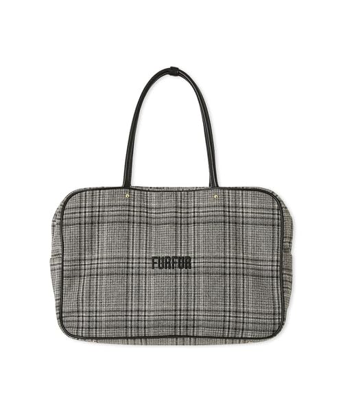 

Furfur Большая Бостонская сумка RWGB254510 Клетка Женская