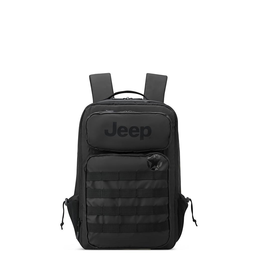 JEEP JS010B TACTICAL BACKPACK 34L 50cm Warranty Expandable Backpack Official Imported J0274461000 Black [DELSEY PARIS] 0.8kg 2-year