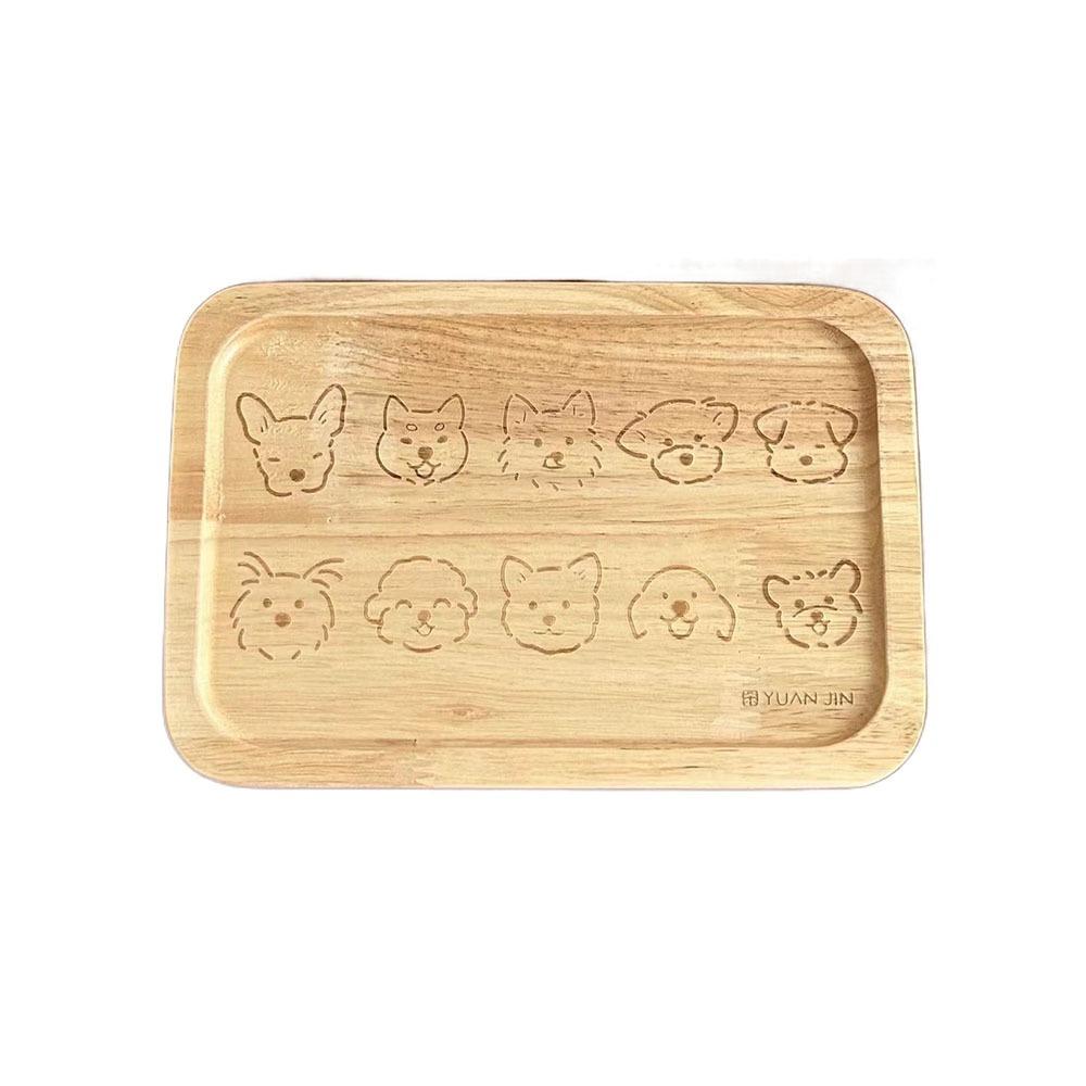 

Защищающий от ожогов мультяшный поднос для хлеба с рисунком собаки/кошки, доска для подачи десертов, посуда Dog S