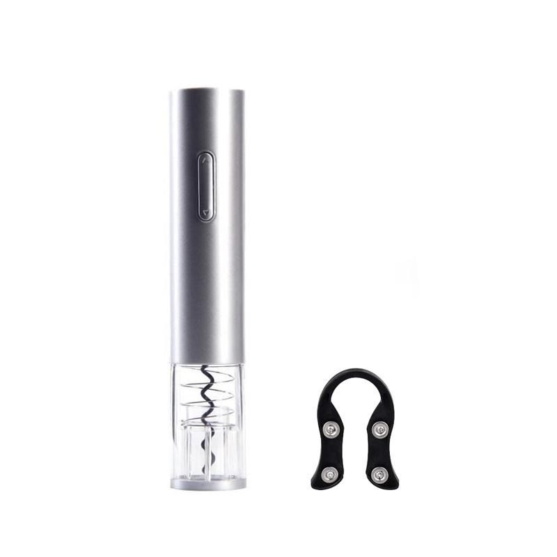 

LMETJMA Электрический штопор для вина Автоматический электрический штопор для бутылок вина с резаком для фольги Комплект для открывания бутылок вина KC0317