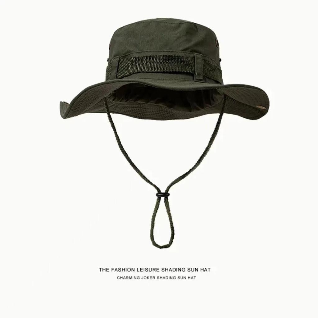 Hat Men's sun hat Sun protection hat Big brim fishing hat Sun hat Summer face hat Outdoor breathable foldable hat