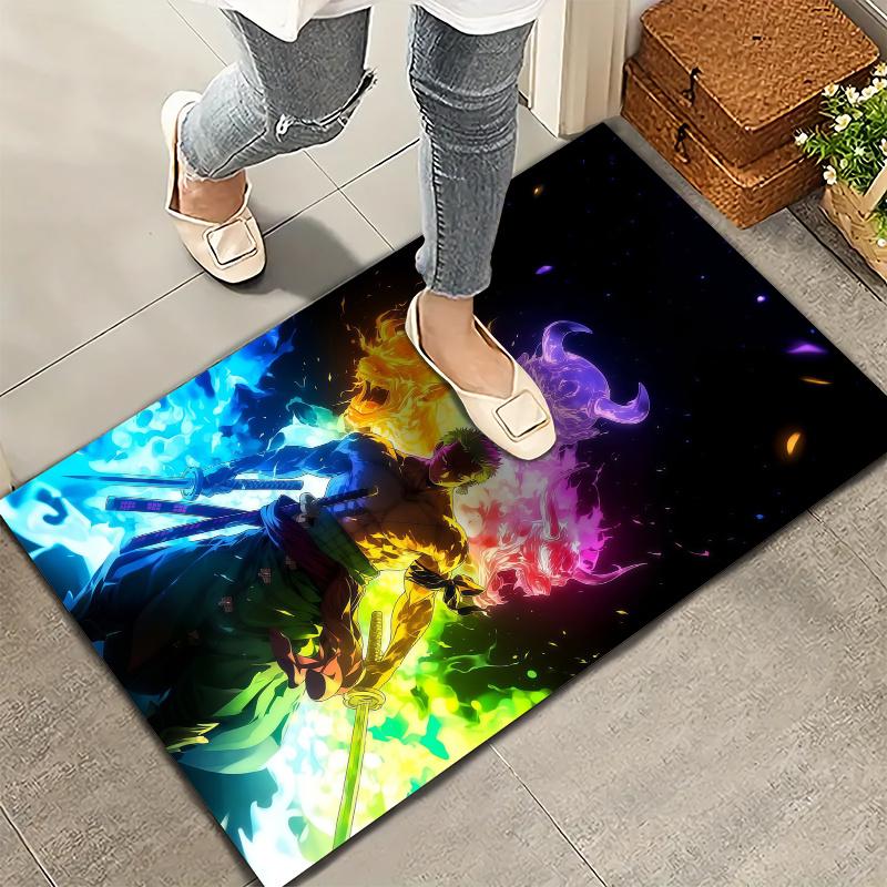 Roronoa Zoro Carpet Rug For Living Room Bedroom Home Sofa Decoration Kids Play Nonslip Floor Mat