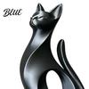 Hollow Cat Statue 3D Printed Figurine Modern Geometric Sculpture