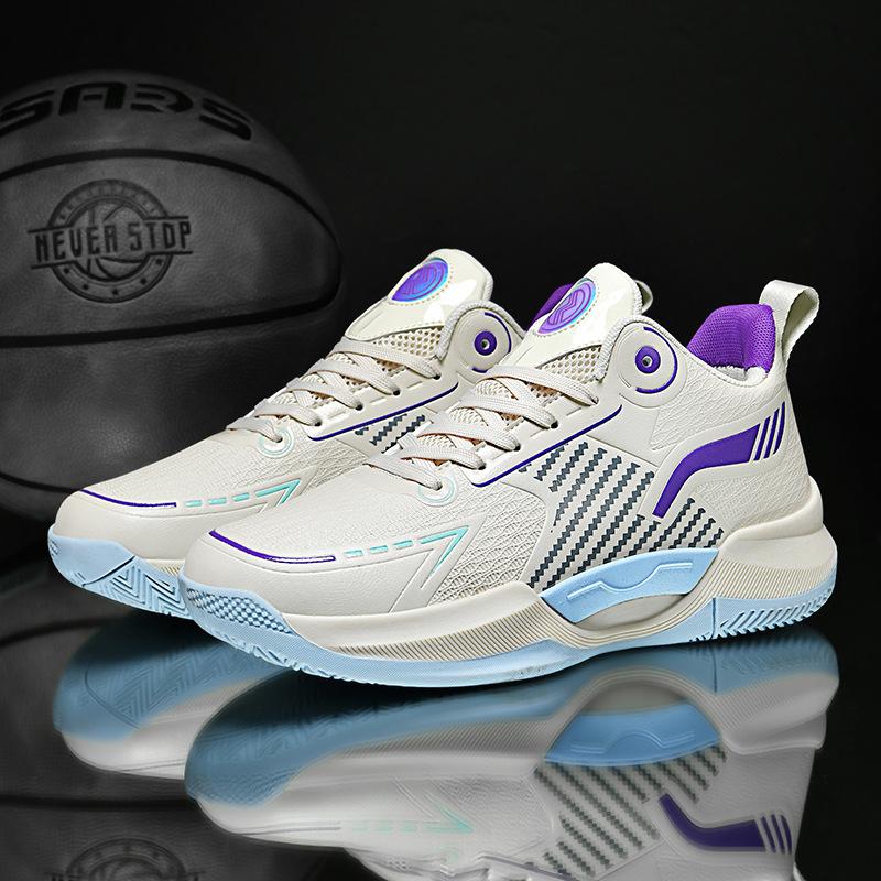 

Youth basketball shoes men s and women s game boots sports shoes high-top sports shoes primary and secondary school students concrete ground actual c 45