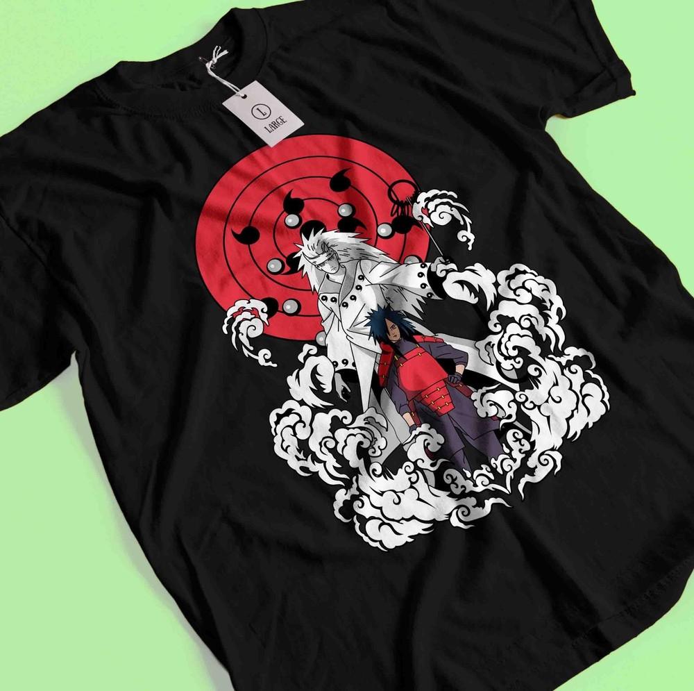 Madara T-Shirt Naruto Tshirt Jiraya Shirt Itachi Uchiha Kakashi Hinata Anime Tee